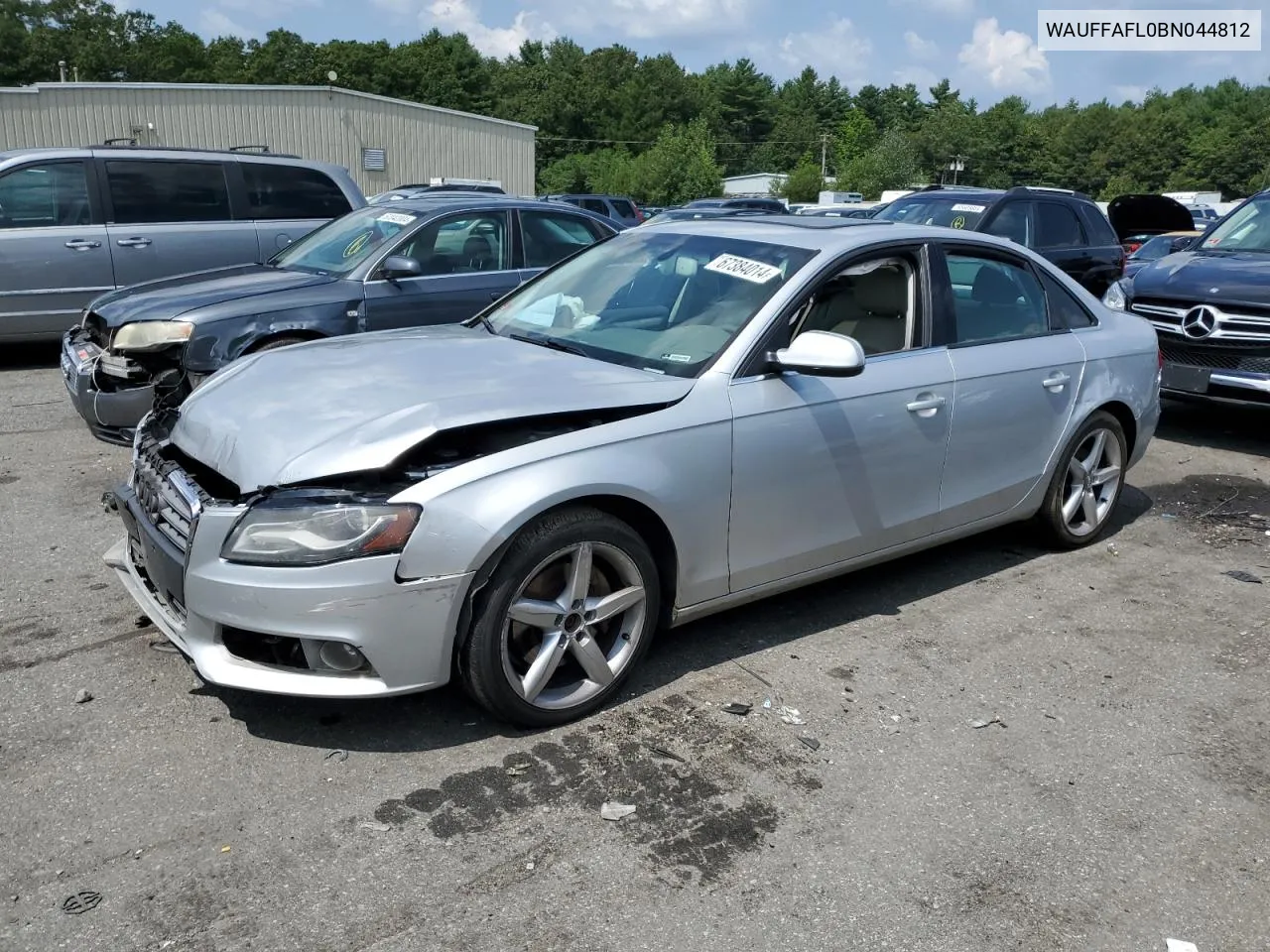 2011 Audi A4 Premium Plus VIN: WAUFFAFL0BN044812 Lot: 67384014