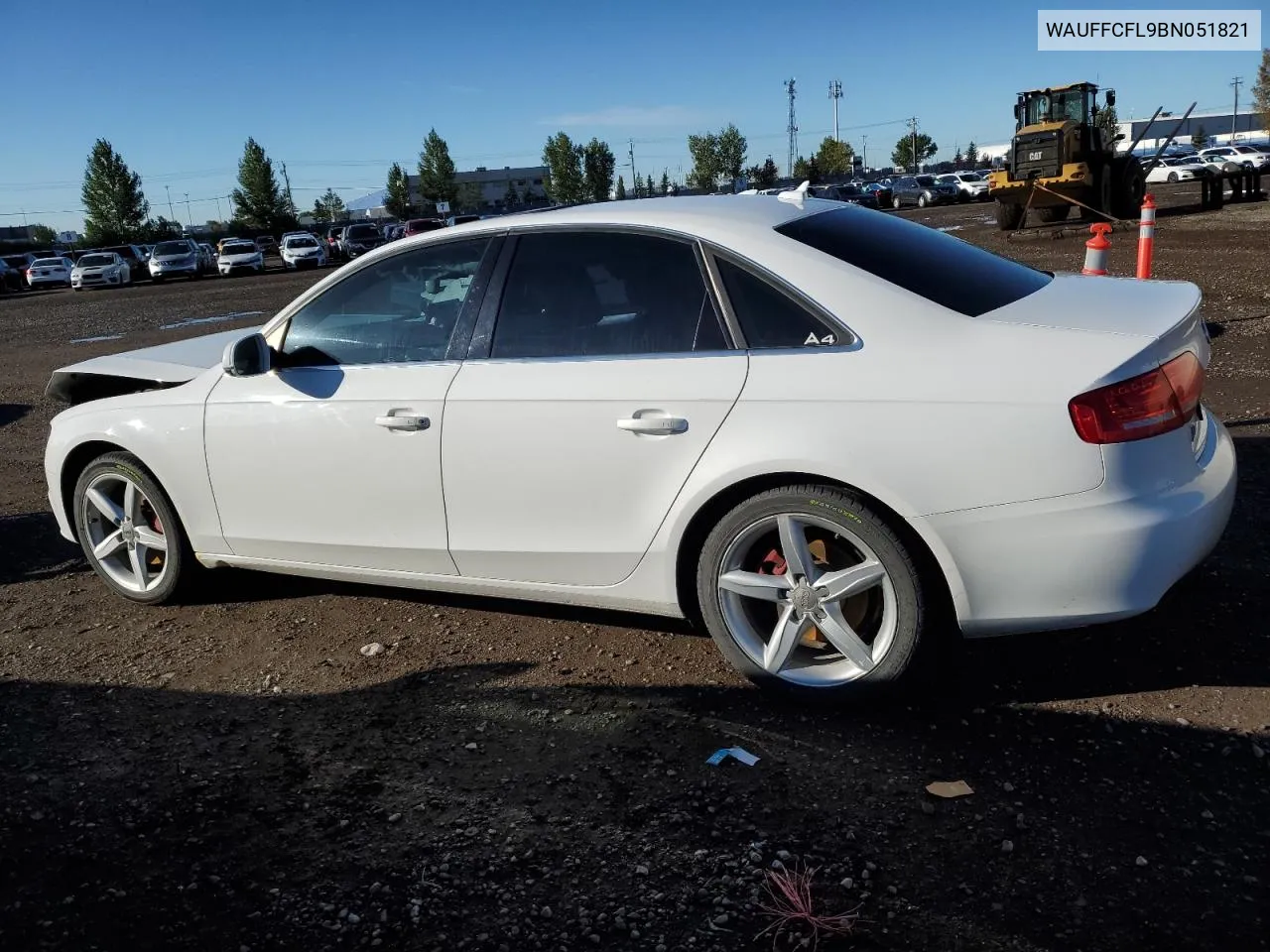 2011 Audi A4 Premium Plus VIN: WAUFFCFL9BN051821 Lot: 69392474