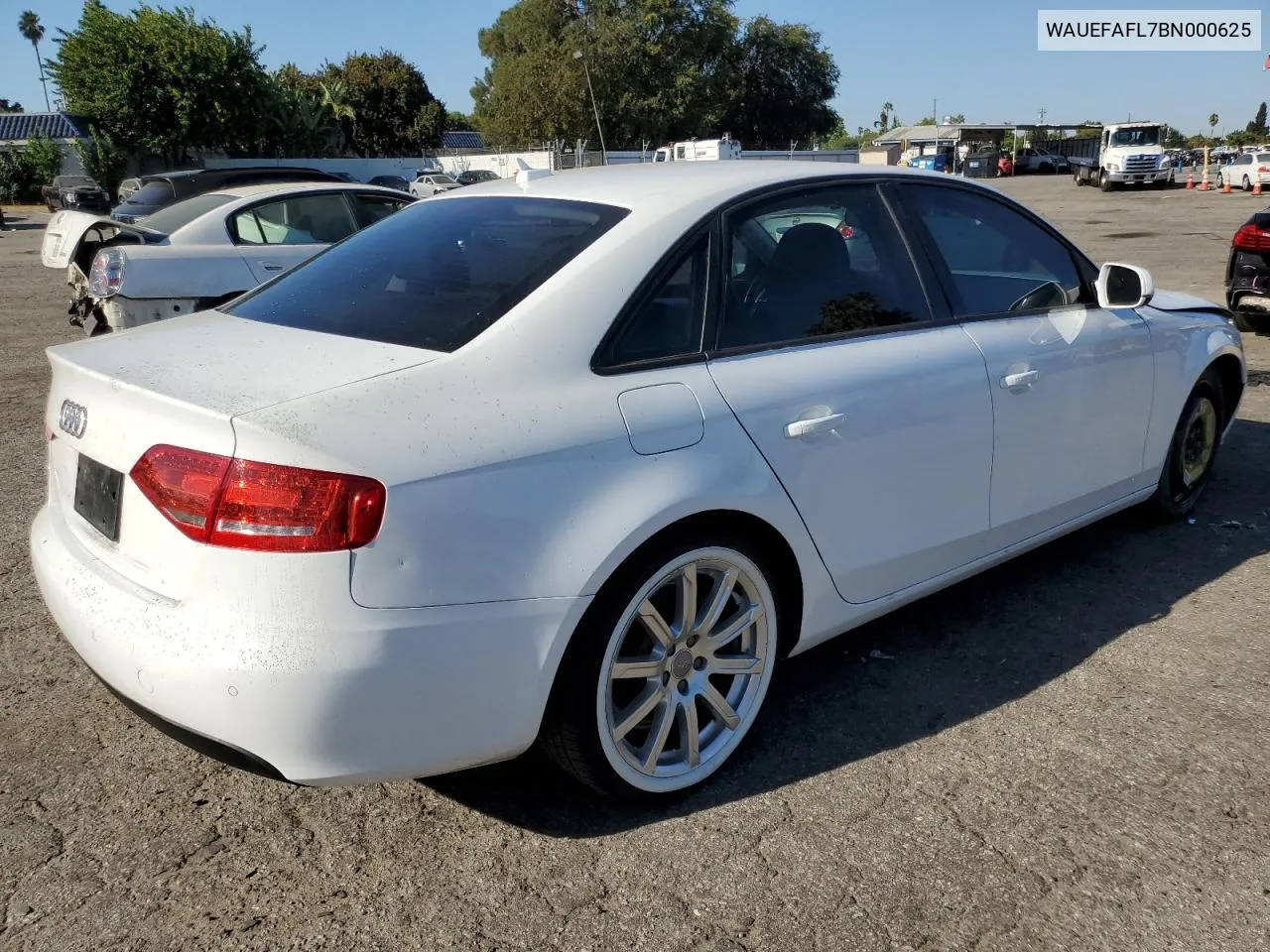 2011 Audi A4 Premium Plus VIN: WAUEFAFL7BN000625 Lot: 69897364