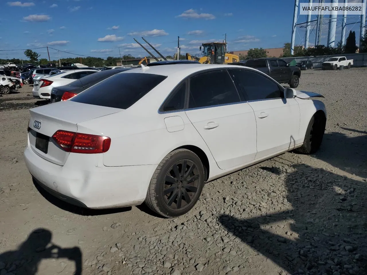 2011 Audi A4 Premium Plus VIN: WAUFFAFLXBA086282 Lot: 70036054