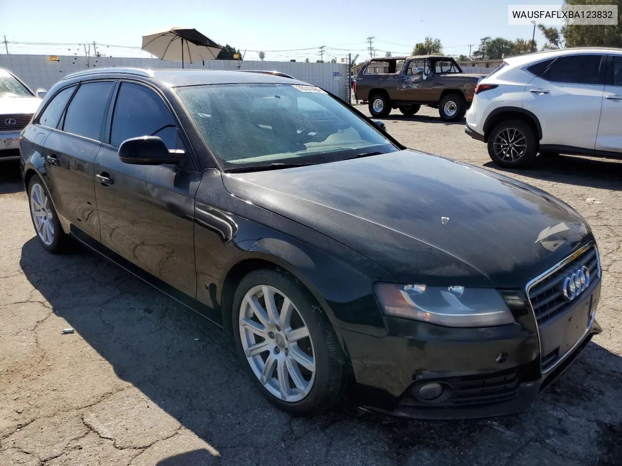 2011 Audi A4 Premium VIN: WAUSFAFLXBA123832 Lot: 70141494