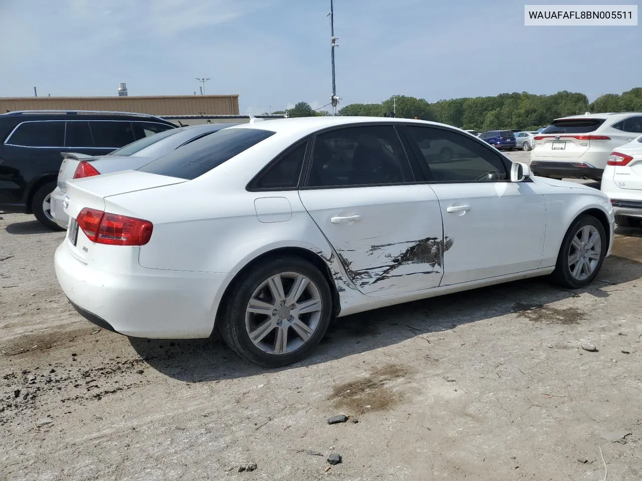 WAUAFAFL8BN005511 2011 Audi A4 Premium