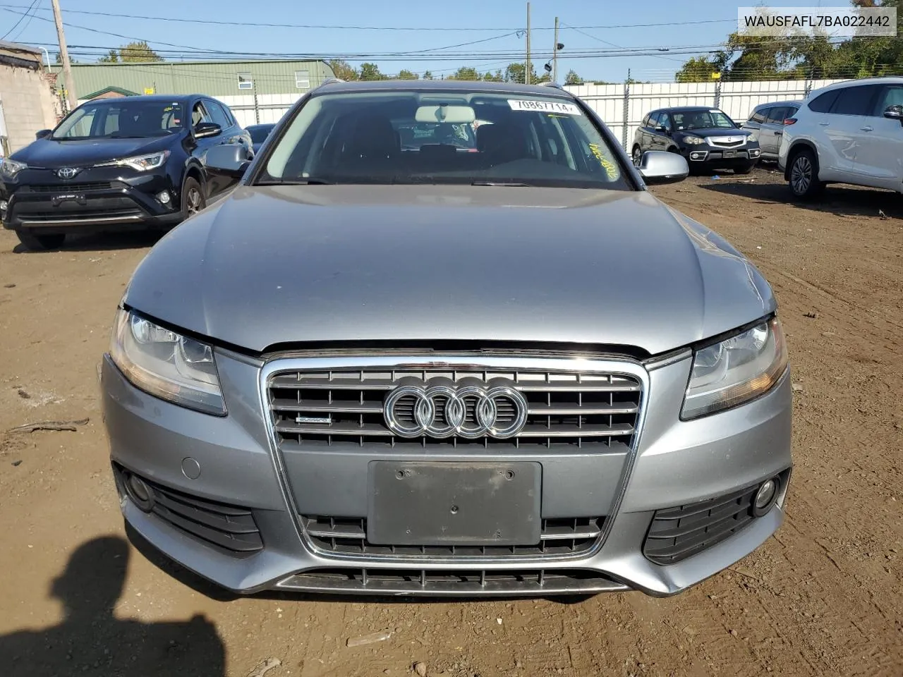 WAUSFAFL7BA022442 2011 Audi A4 Premium