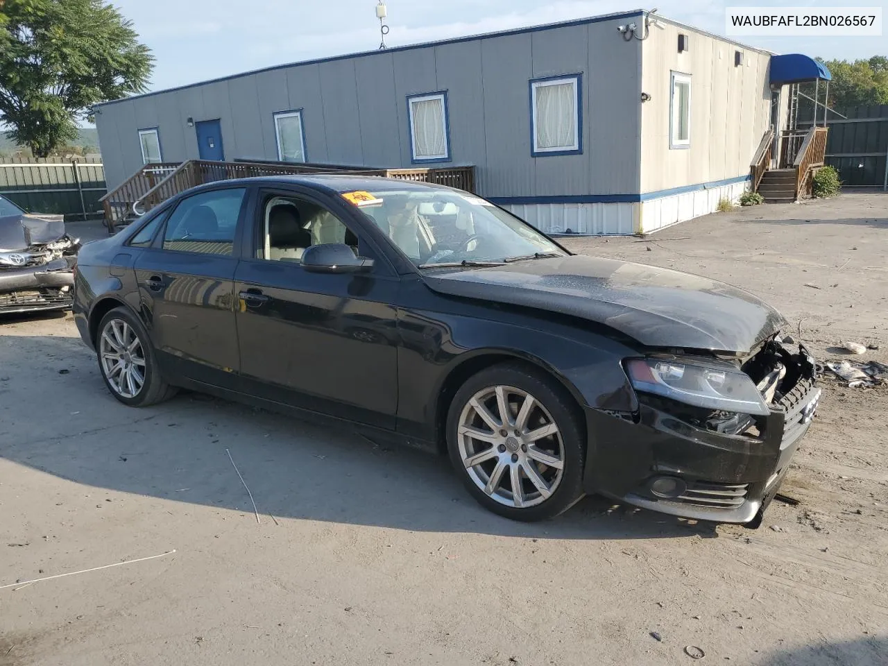 WAUBFAFL2BN026567 2011 Audi A4 Premium