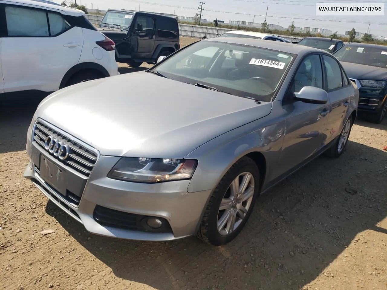 WAUBFAFL6BN048796 2011 Audi A4 Premium