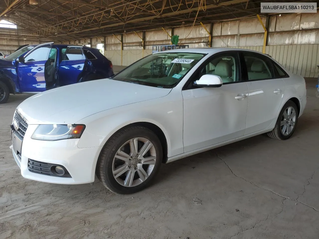 2011 Audi A4 Premium VIN: WAUBFAFL5BA110213 Lot: 73209544