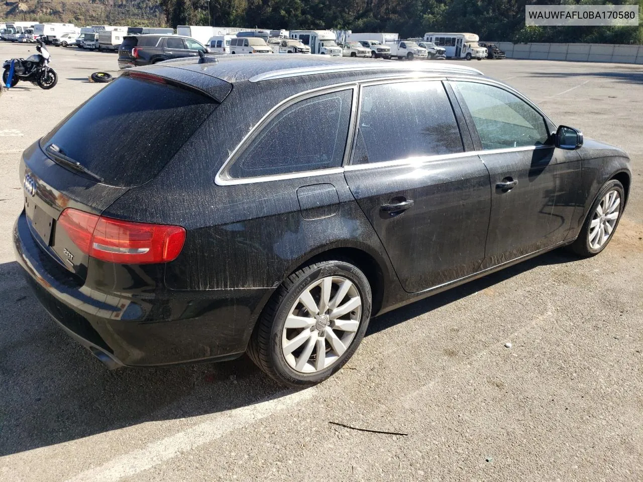 2011 Audi A4 Premium Plus VIN: WAUWFAFL0BA170580 Lot: 73422914