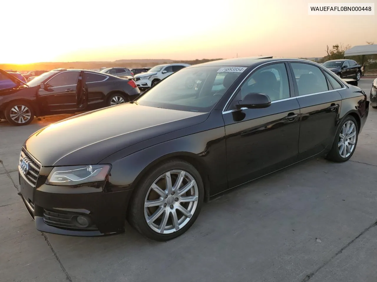 2011 Audi A4 Premium Plus VIN: WAUEFAFL0BN000448 Lot: 74693854