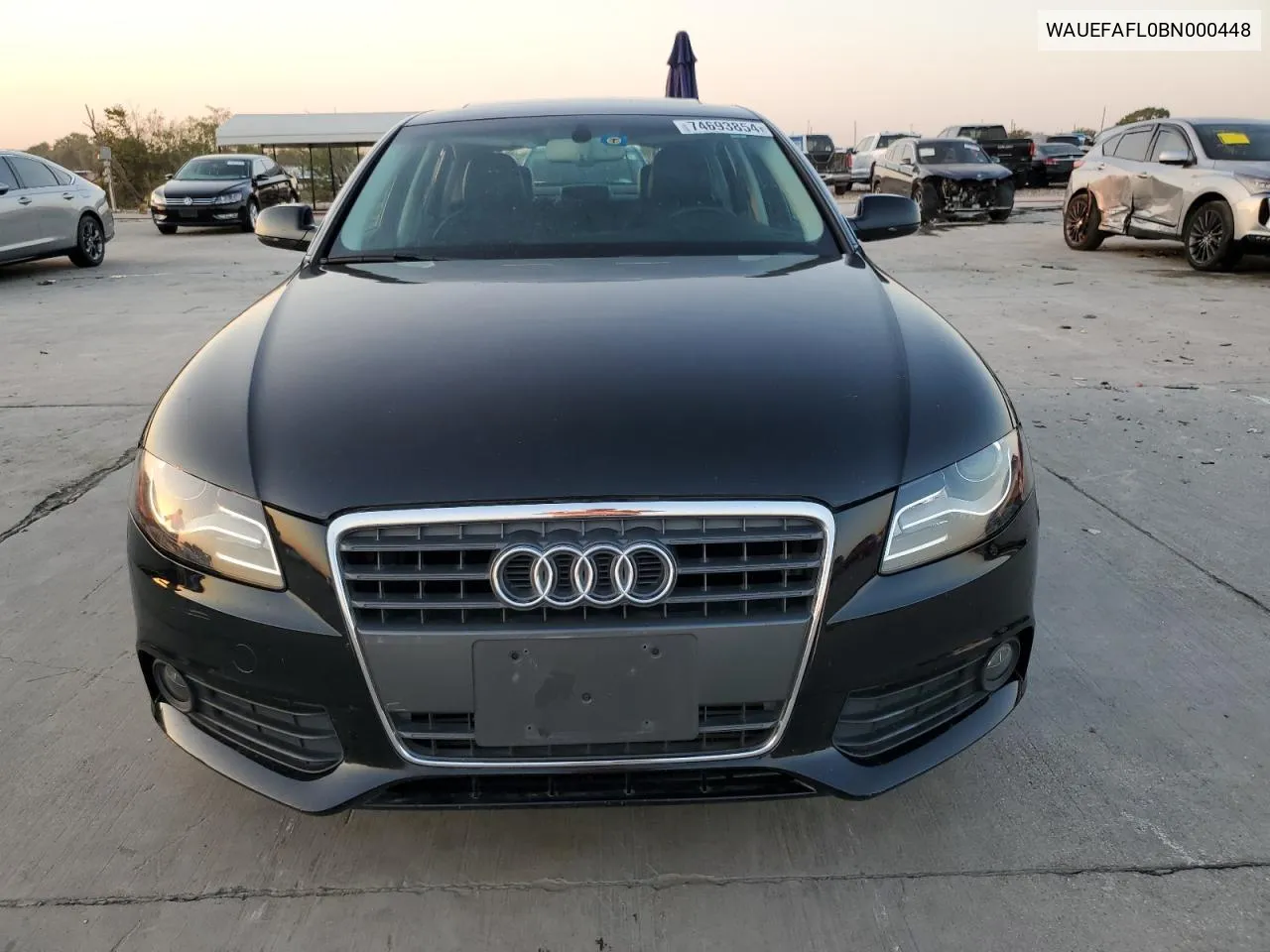 2011 Audi A4 Premium Plus VIN: WAUEFAFL0BN000448 Lot: 74693854