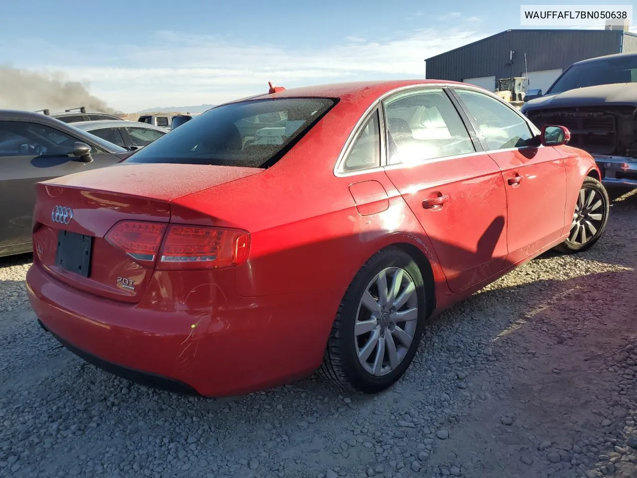 2011 Audi A4 Premium Plus VIN: WAUFFAFL7BN050638 Lot: 75512334