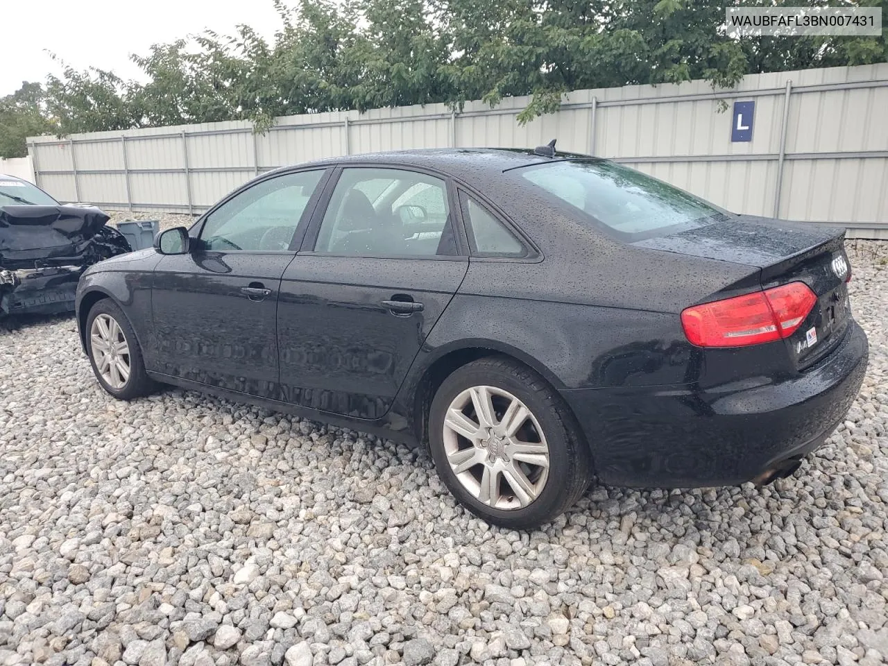 2011 Audi A4 Premium VIN: WAUBFAFL3BN007431 Lot: 75989714