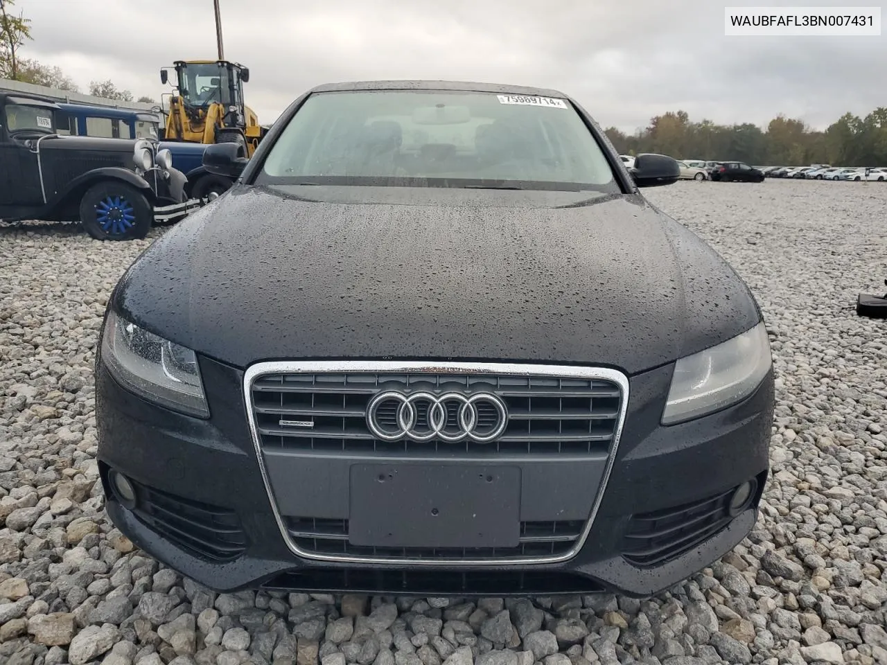 2011 Audi A4 Premium VIN: WAUBFAFL3BN007431 Lot: 75989714