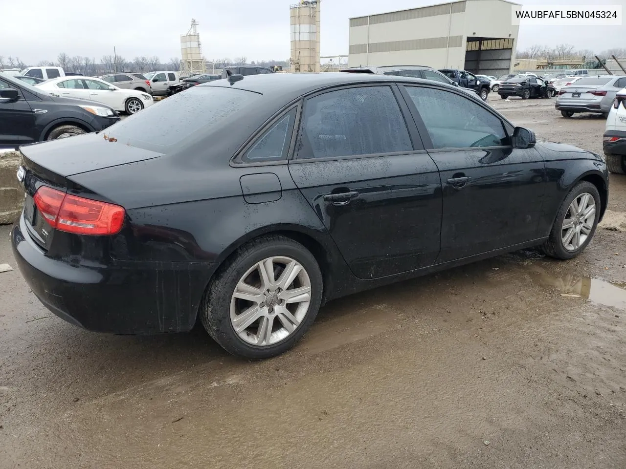 2011 Audi A4 Premium VIN: WAUBFAFL5BN045324 Lot: 77798293