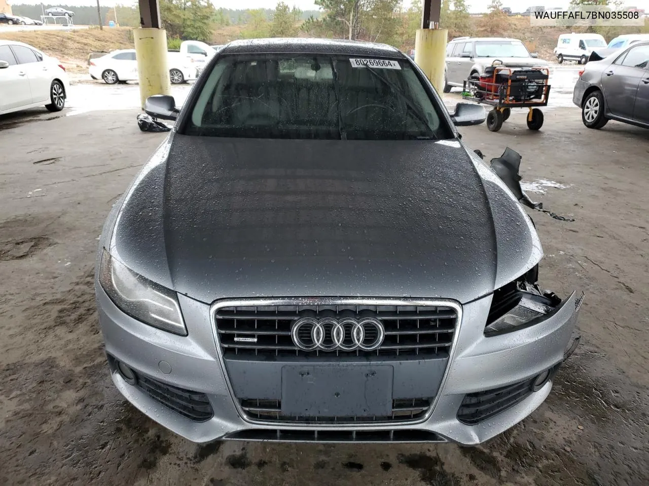 2011 Audi A4 Premium Plus VIN: WAUFFAFL7BN035508 Lot: 80269664