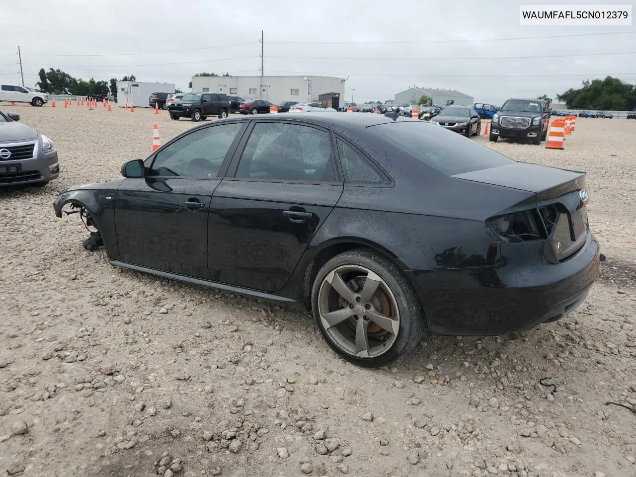 WAUMFAFL5CN012379 2012 Audi A4 Prestige