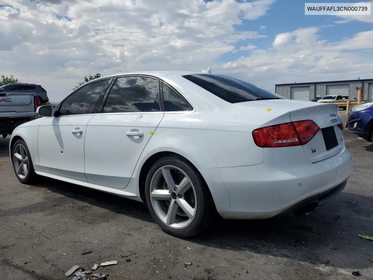 2012 Audi A4 Premium Plus VIN: WAUFFAFL3CN000739 Lot: 65157974