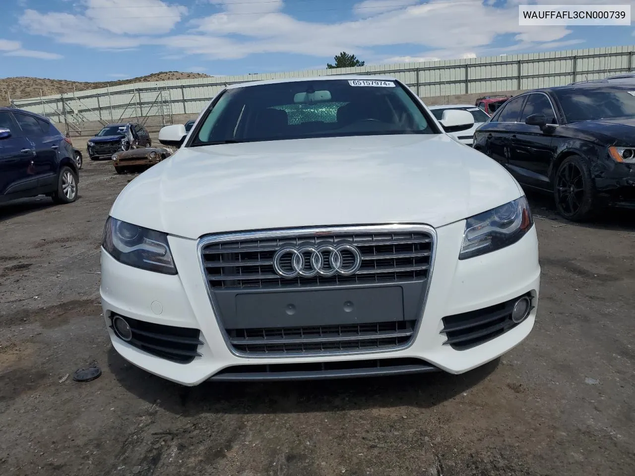 WAUFFAFL3CN000739 2012 Audi A4 Premium Plus