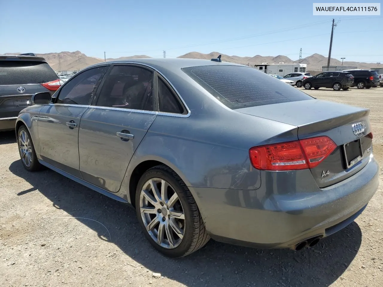 2012 Audi A4 Premium Plus VIN: WAUEFAFL4CA111576 Lot: 66430664