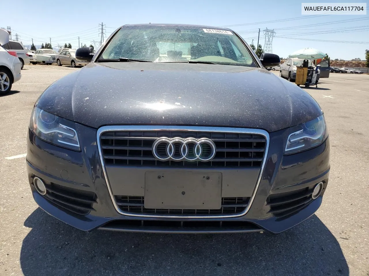 2012 Audi A4 Premium Plus VIN: WAUEFAFL6CA117704 Lot: 68138614