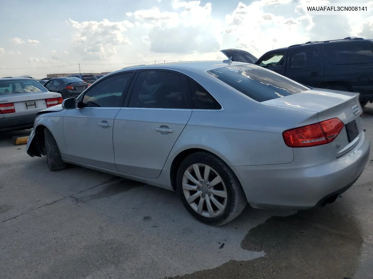 2012 Audi A4 Premium VIN: WAUAFAFL3CN008141 Lot: 70328104