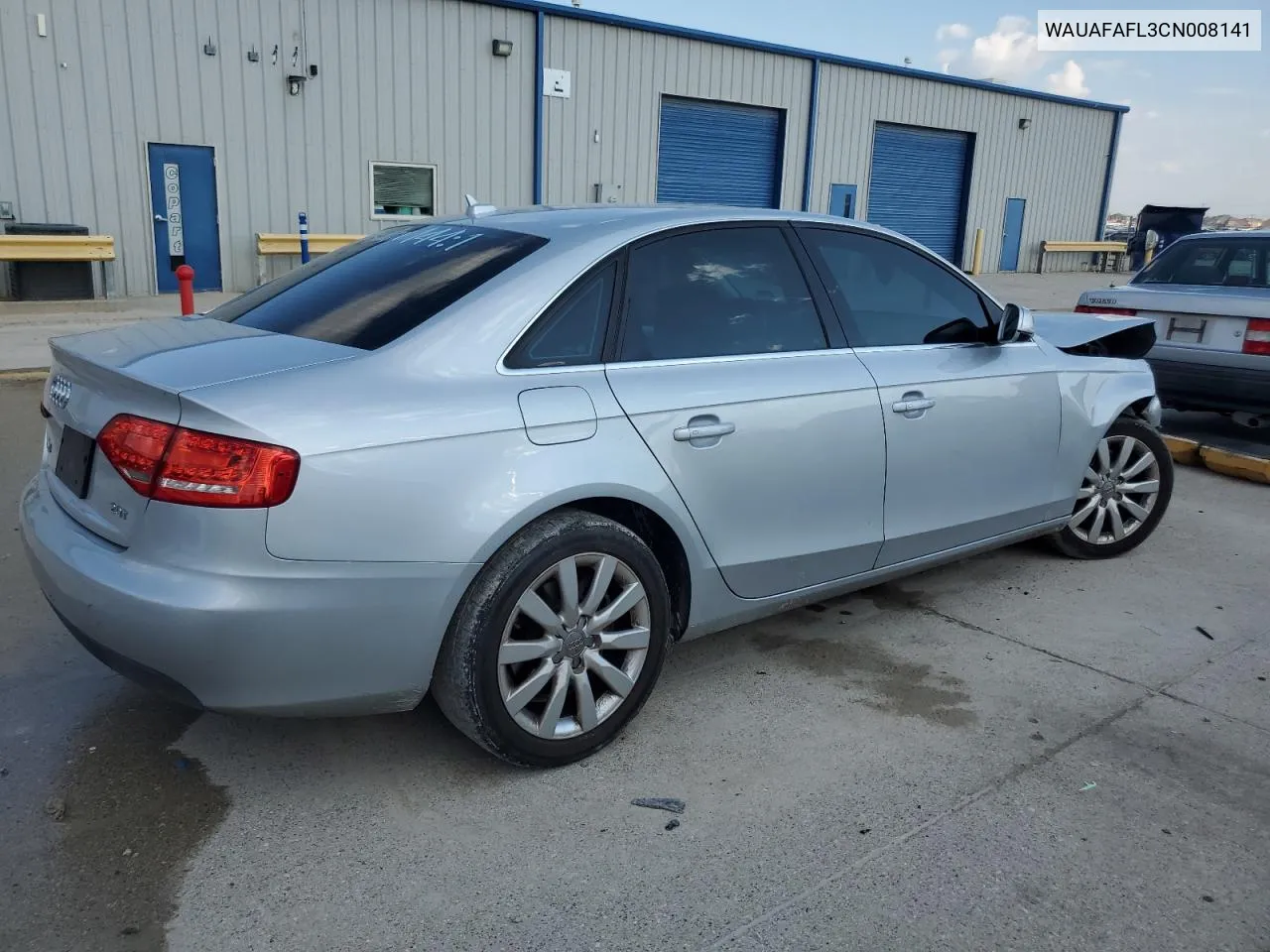 WAUAFAFL3CN008141 2012 Audi A4 Premium