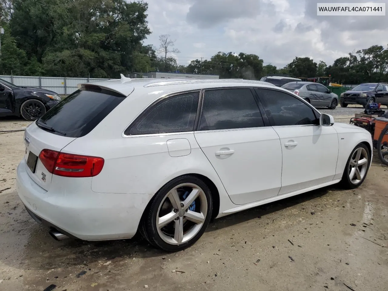 2012 Audi A4 Premium Plus VIN: WAUWFAFL4CA071441 Lot: 71598744