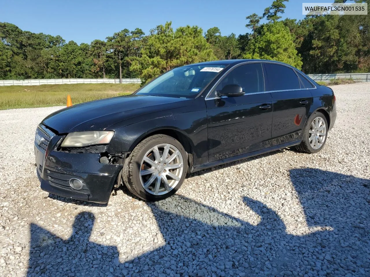 2012 Audi A4 Premium Plus VIN: WAUFFAFL3CN001535 Lot: 72176154