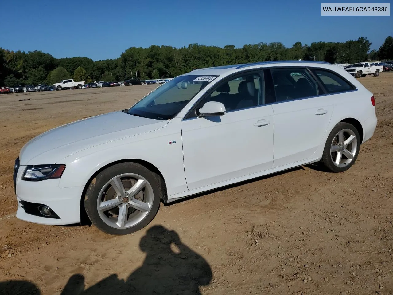 WAUWFAFL6CA048386 2012 Audi A4 Premium Plus