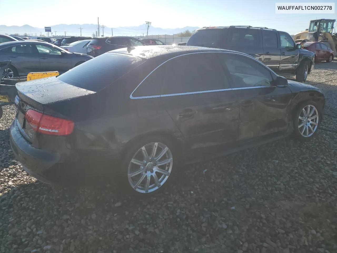 2012 Audi A4 Premium Plus VIN: WAUFFAFL1CN002778 Lot: 72262184