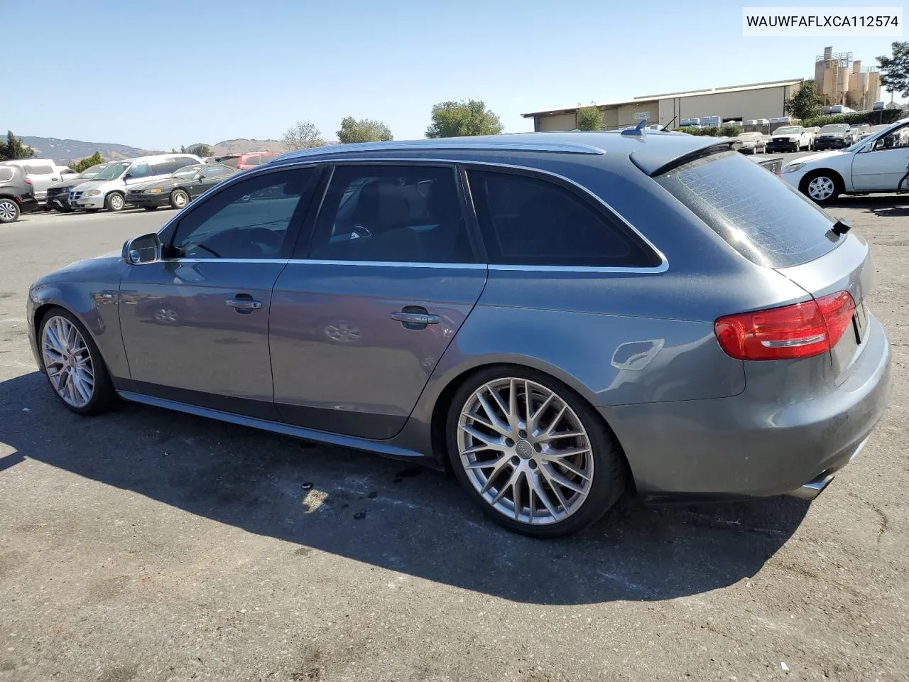 WAUWFAFLXCA112574 2012 Audi A4 Premium Plus