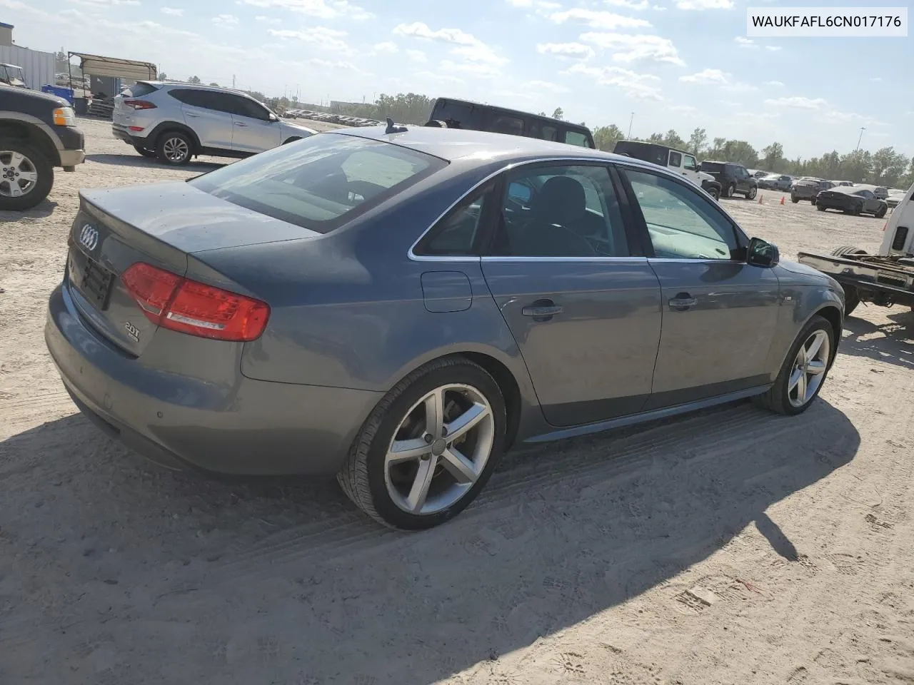 2012 Audi A4 Prestige VIN: WAUKFAFL6CN017176 Lot: 73693284