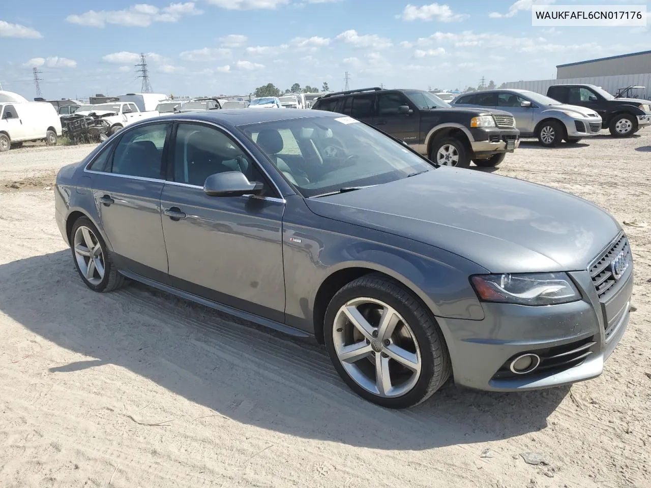 2012 Audi A4 Prestige VIN: WAUKFAFL6CN017176 Lot: 73693284