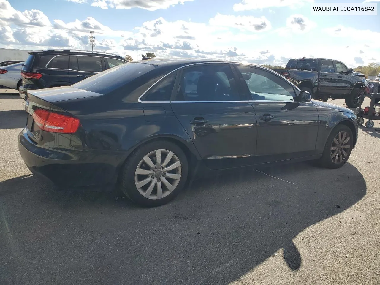 2012 Audi A4 Premium VIN: WAUBFAFL9CA116842 Lot: 73725214