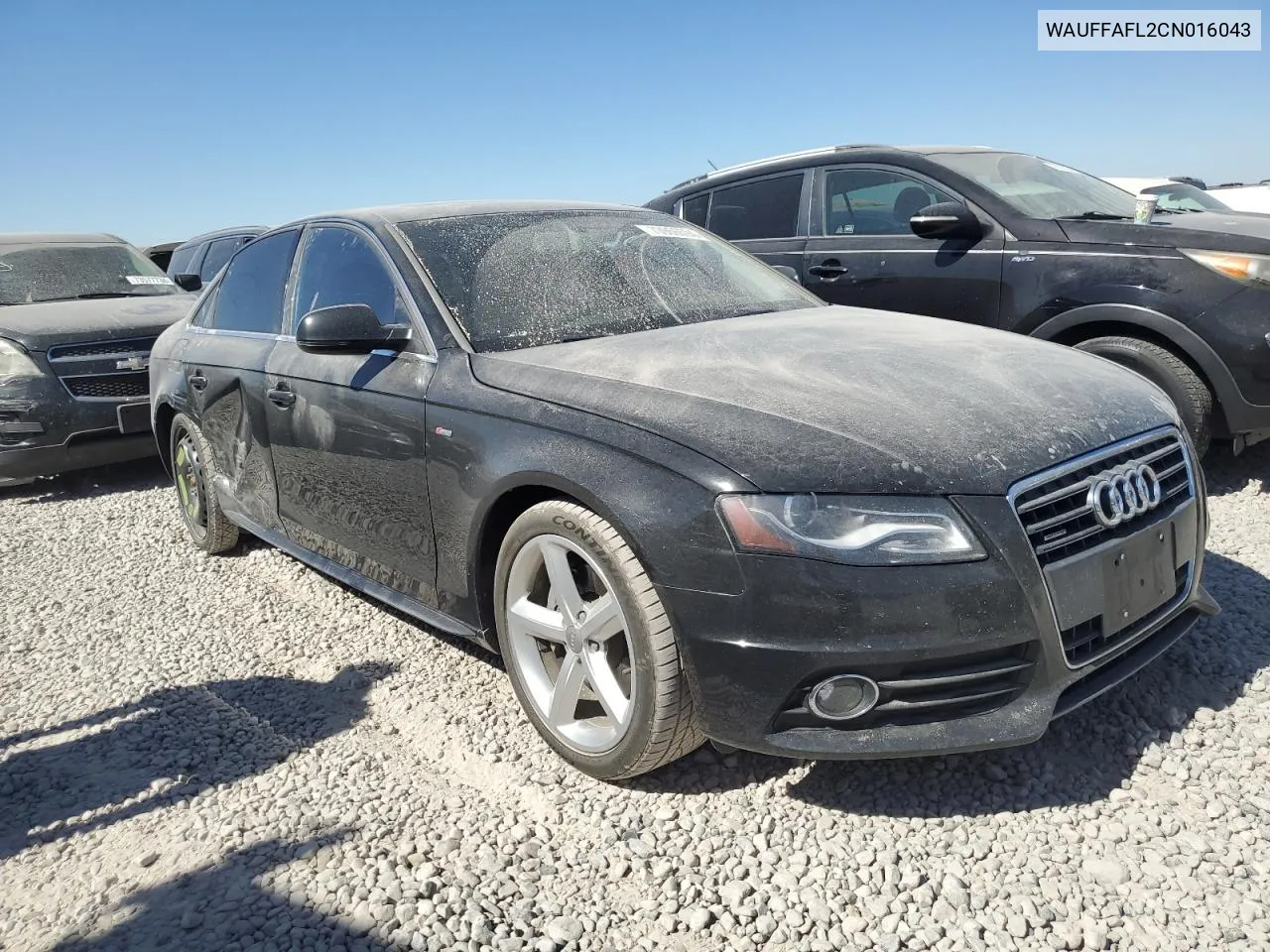 2012 Audi A4 Premium Plus VIN: WAUFFAFL2CN016043 Lot: 73966594