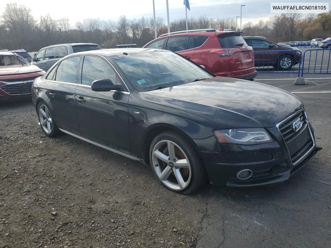 2012 Audi A4 Premium Plus VIN: WAUFFAFL8CN018105 Lot: 78875084