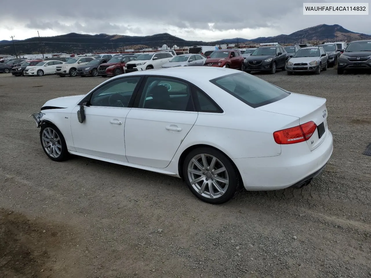 2012 Audi A4 Premium Plus VIN: WAUHFAFL4CA114832 Lot: 79442194