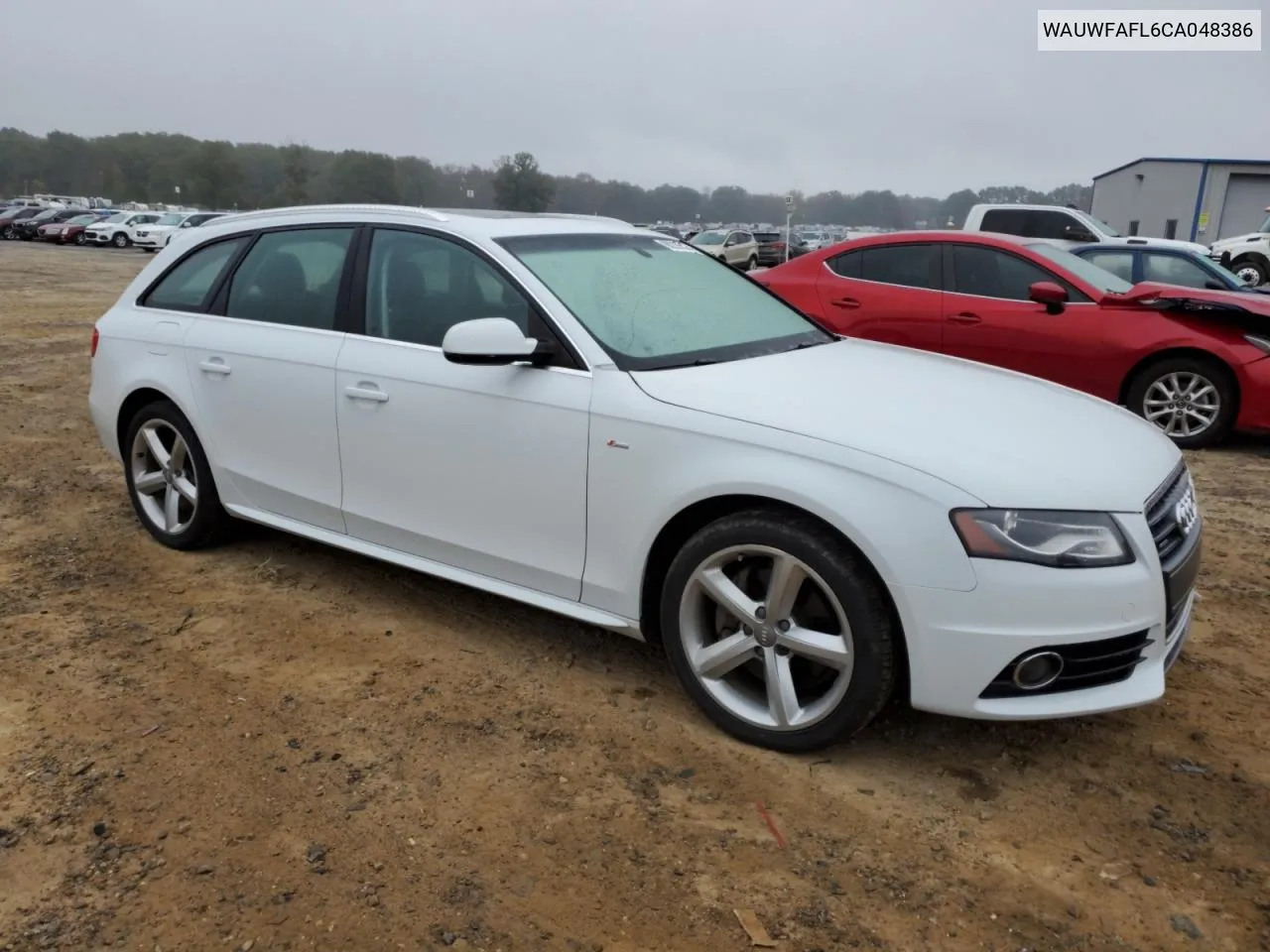 2012 Audi A4 Premium Plus VIN: WAUWFAFL6CA048386 Lot: 80226524