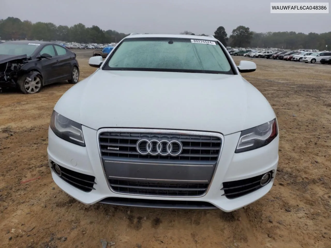 2012 Audi A4 Premium Plus VIN: WAUWFAFL6CA048386 Lot: 80226524