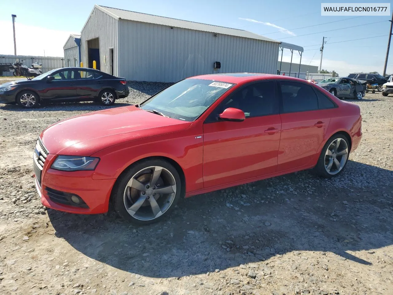 2012 Audi A4 Prestige VIN: WAUJFAFL0CN016777 Lot: 80295874