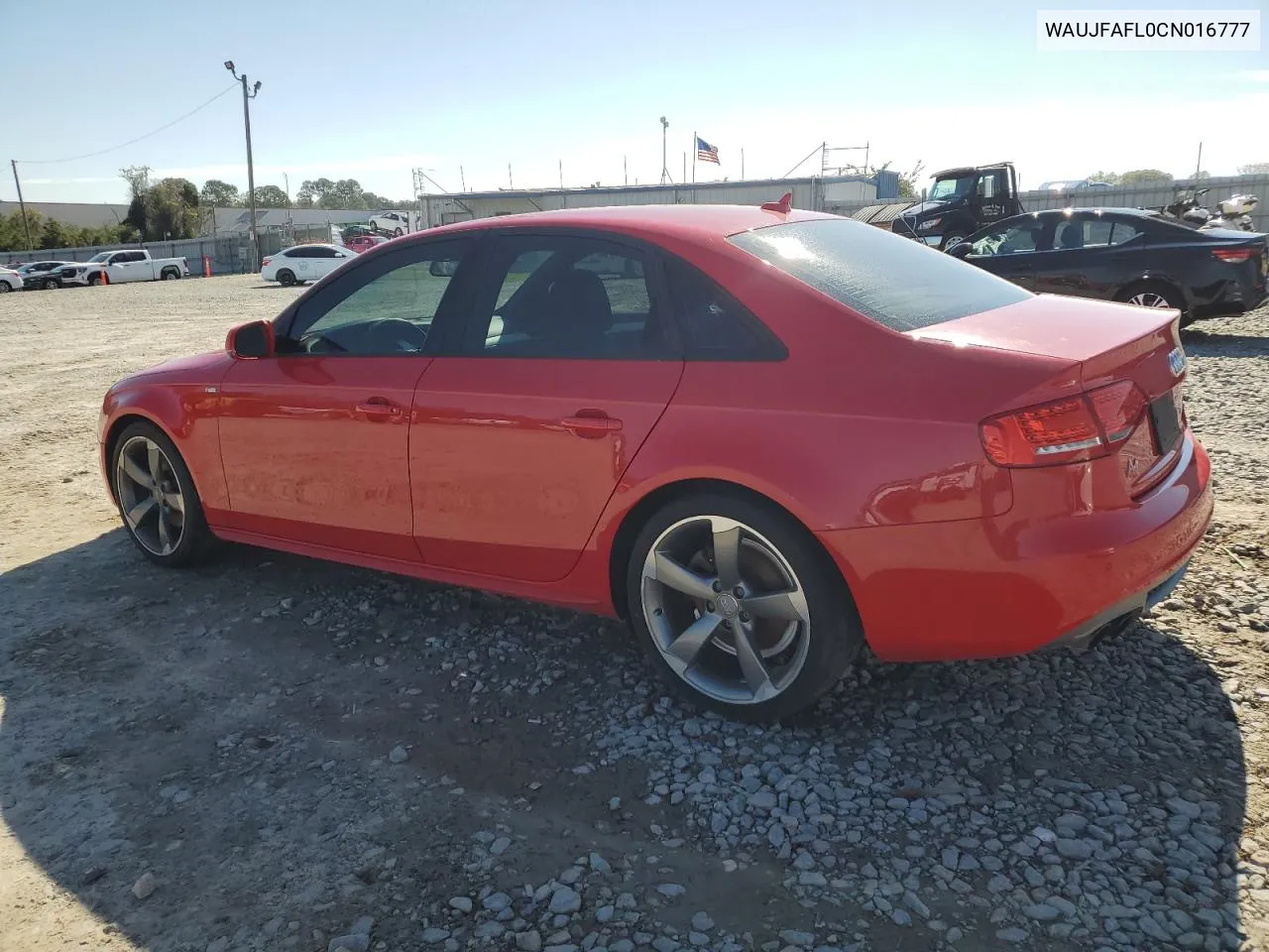 2012 Audi A4 Prestige VIN: WAUJFAFL0CN016777 Lot: 80295874