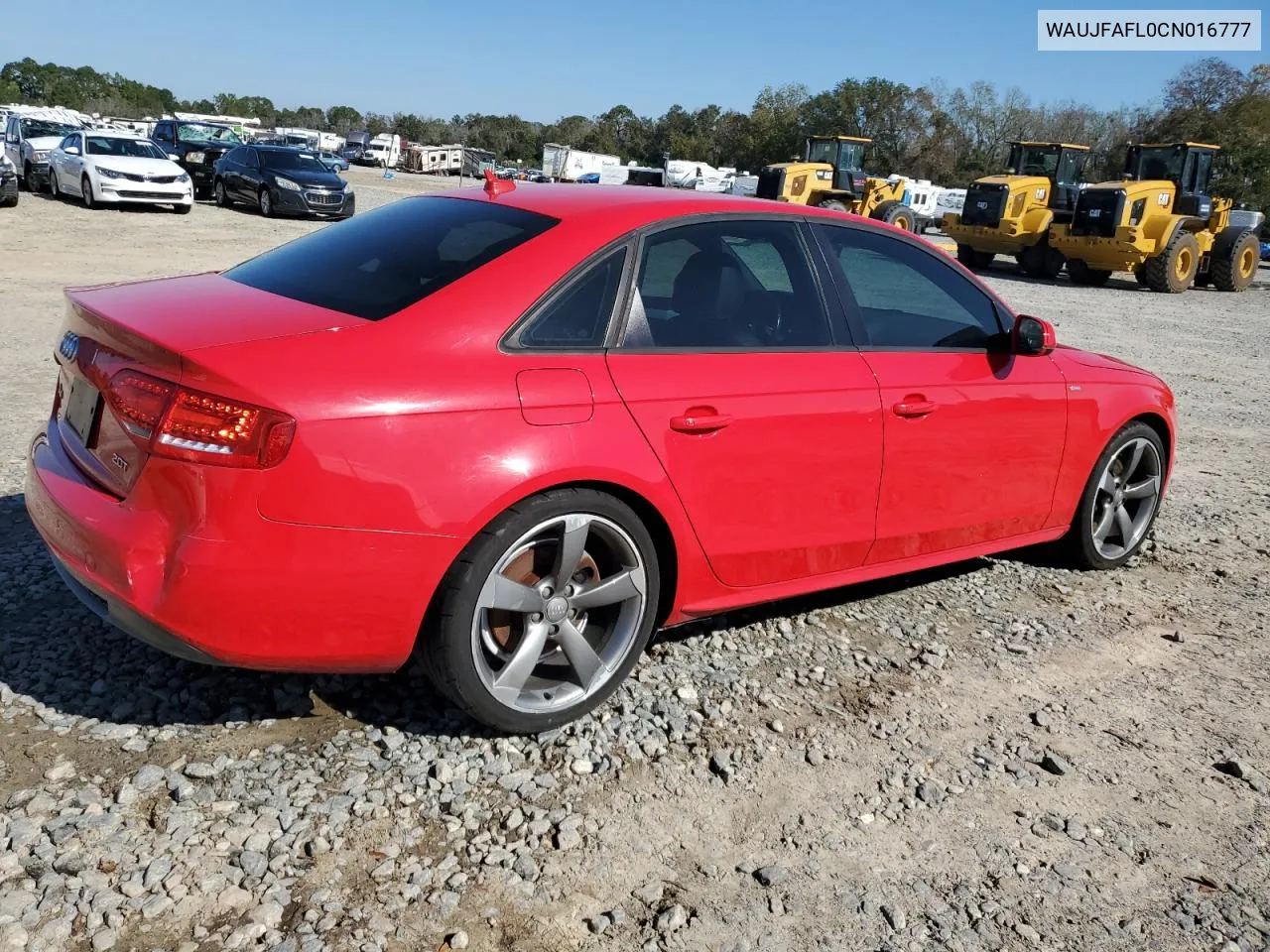 2012 Audi A4 Prestige VIN: WAUJFAFL0CN016777 Lot: 80295874