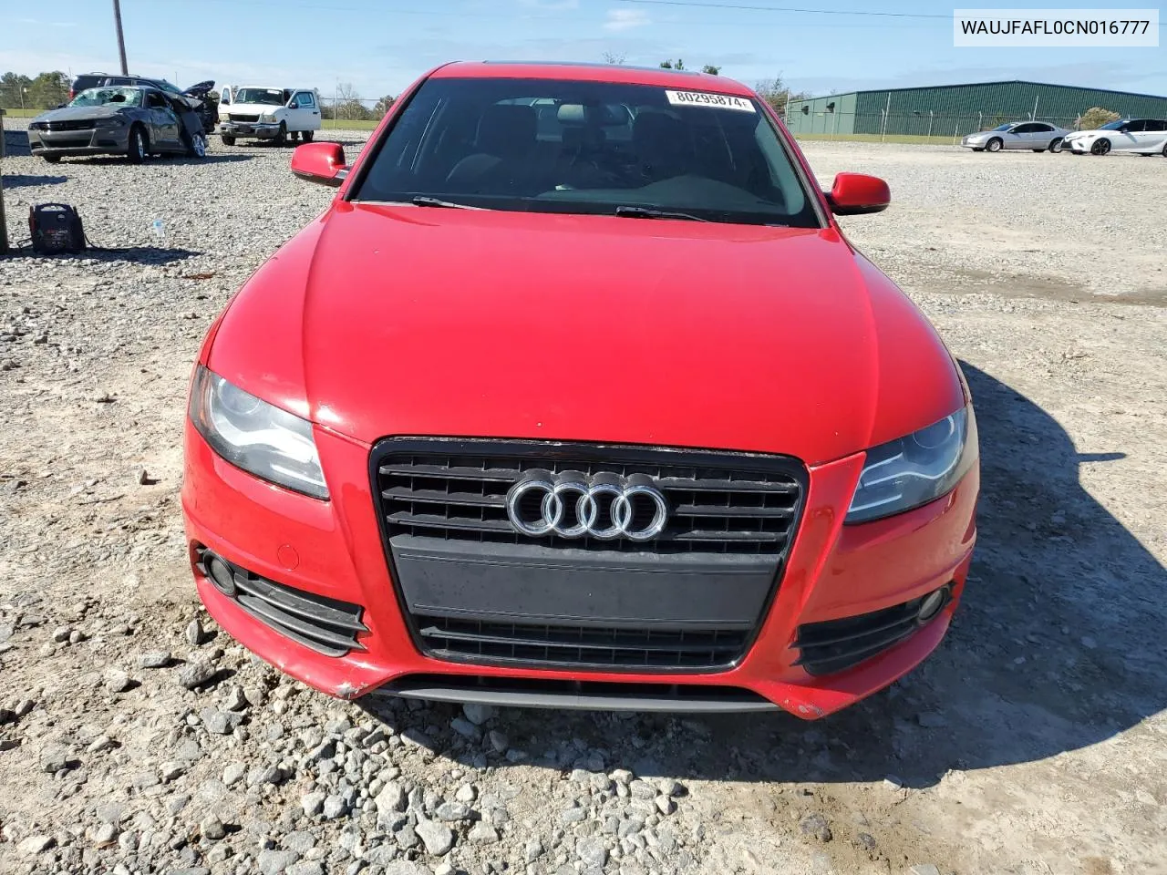 2012 Audi A4 Prestige VIN: WAUJFAFL0CN016777 Lot: 80295874