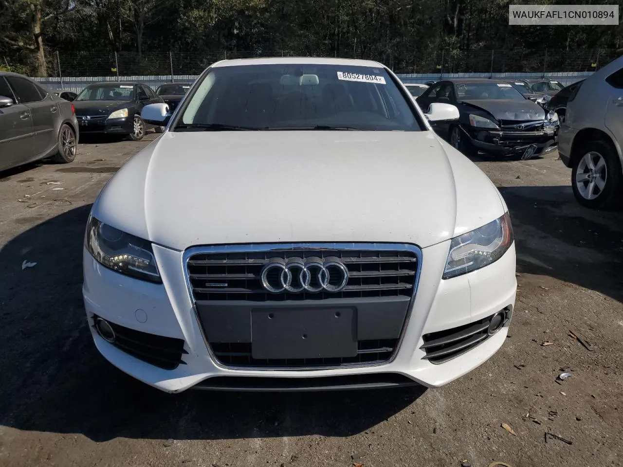 2012 Audi A4 Prestige VIN: WAUKFAFL1CN010894 Lot: 80527804