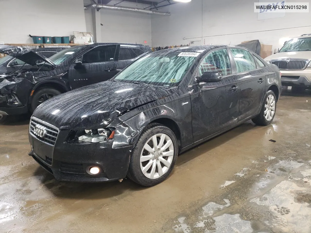 2012 Audi A4 Premium VIN: WAUBFAFLXCN015298 Lot: 80636994