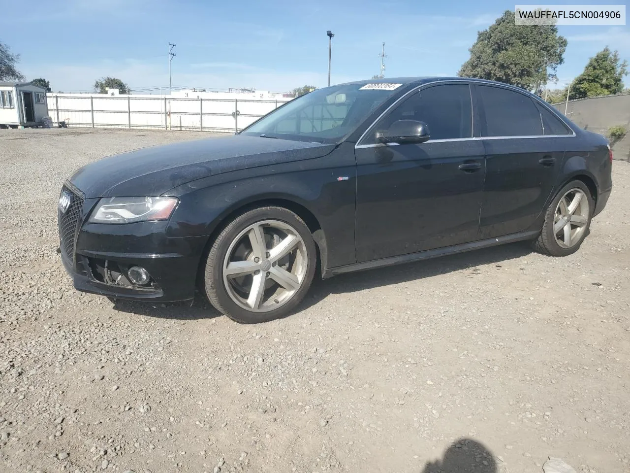 2012 Audi A4 Premium Plus VIN: WAUFFAFL5CN004906 Lot: 80800364