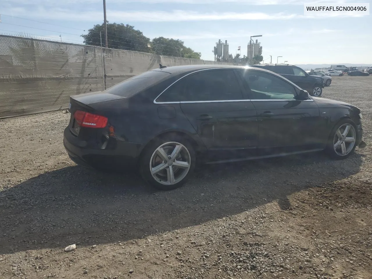 2012 Audi A4 Premium Plus VIN: WAUFFAFL5CN004906 Lot: 80800364