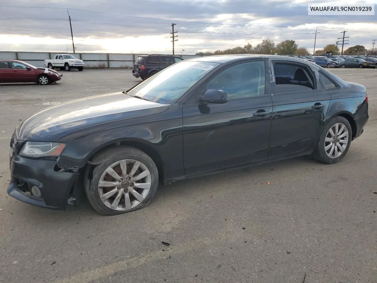 2012 Audi A4 Premium VIN: WAUAFAFL9CN019239 Lot: 81147234