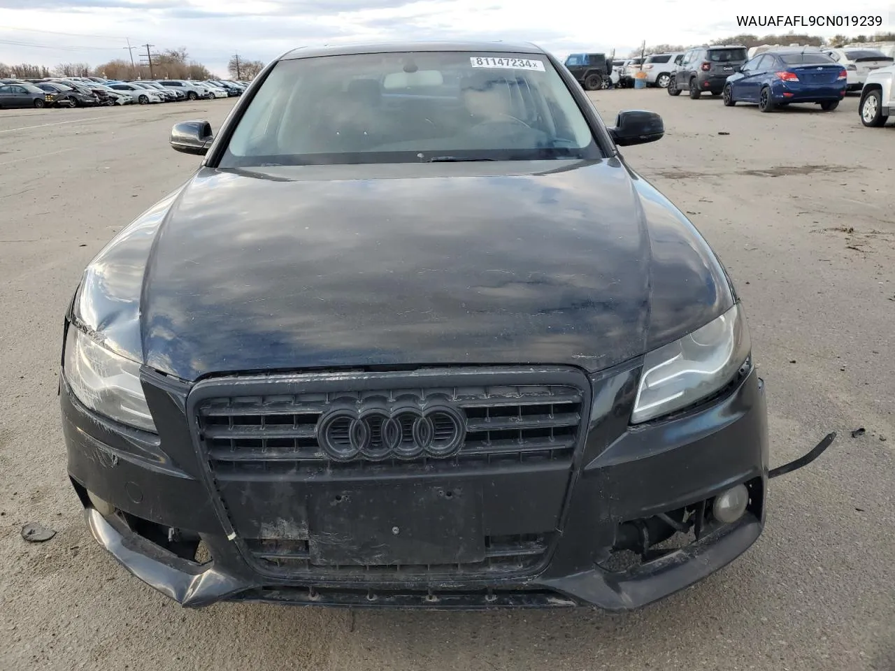 2012 Audi A4 Premium VIN: WAUAFAFL9CN019239 Lot: 81147234