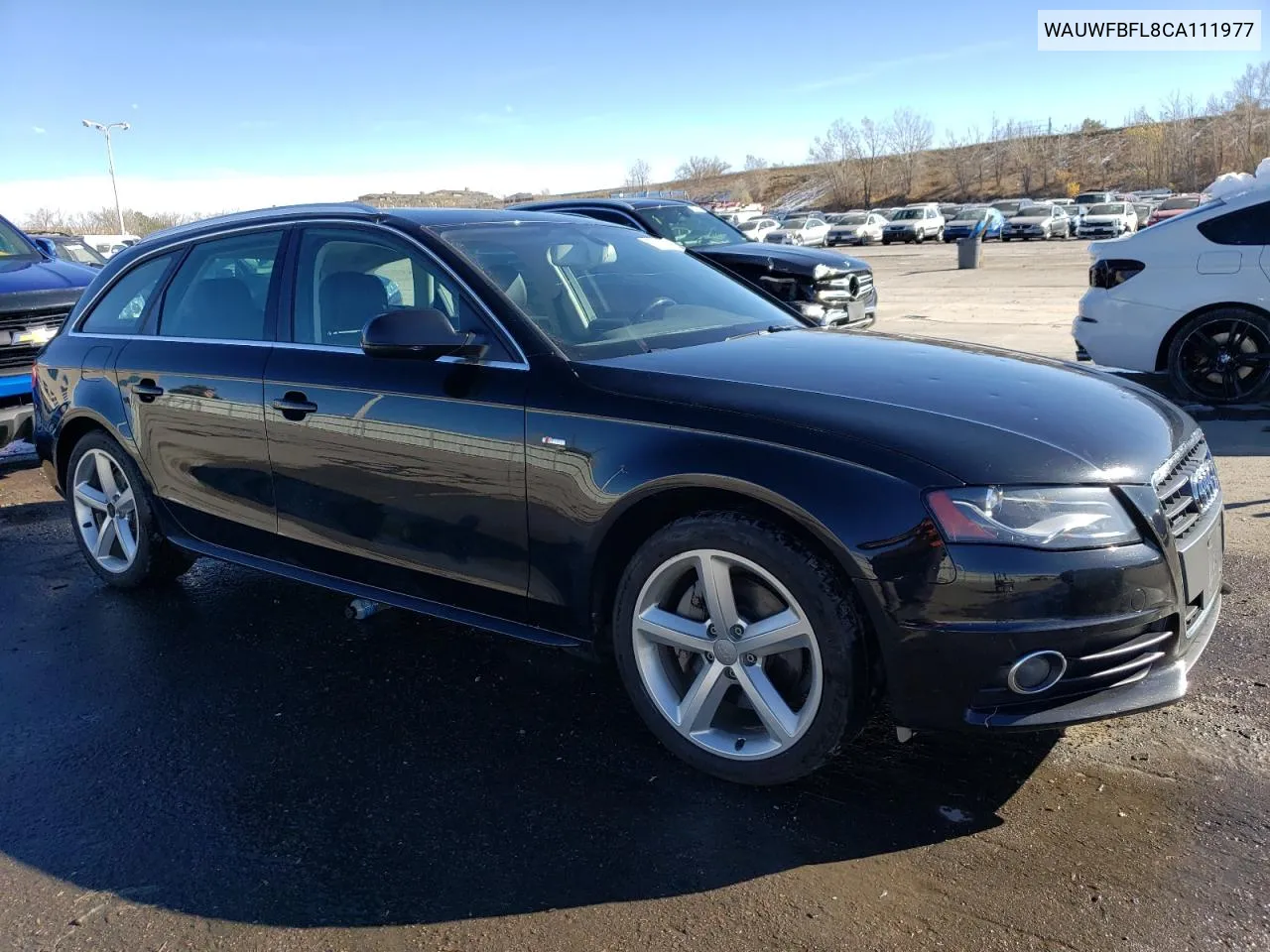 2012 Audi A4 Premium Plus VIN: WAUWFBFL8CA111977 Lot: 81366374