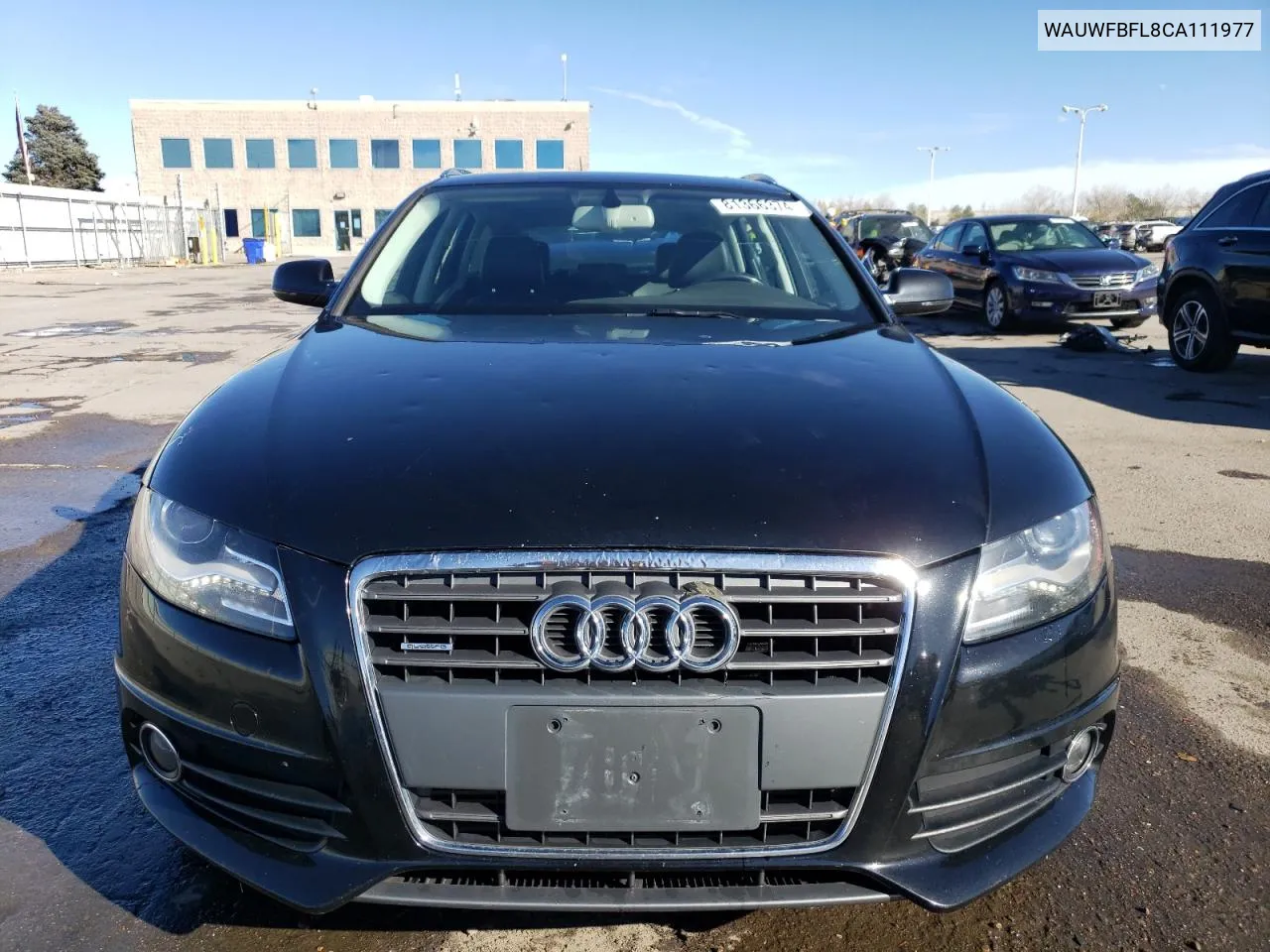 2012 Audi A4 Premium Plus VIN: WAUWFBFL8CA111977 Lot: 81366374